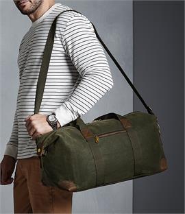 Quadra Heritage Waxed Canvas Holdall